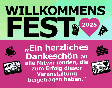 Danke! Willkommensfest...
